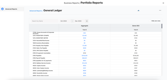 Portfolio Report in Docyt