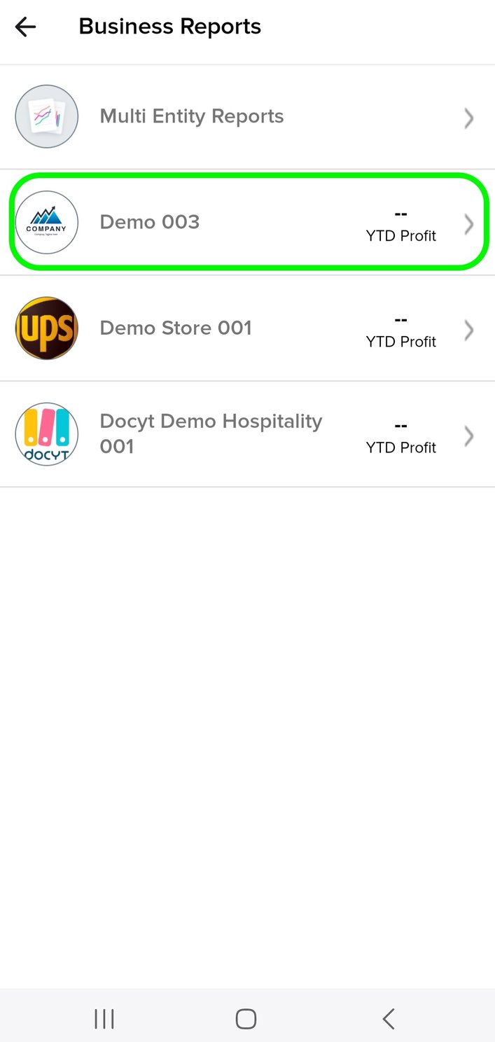 How to Access and View Business Reports on Android Mobile