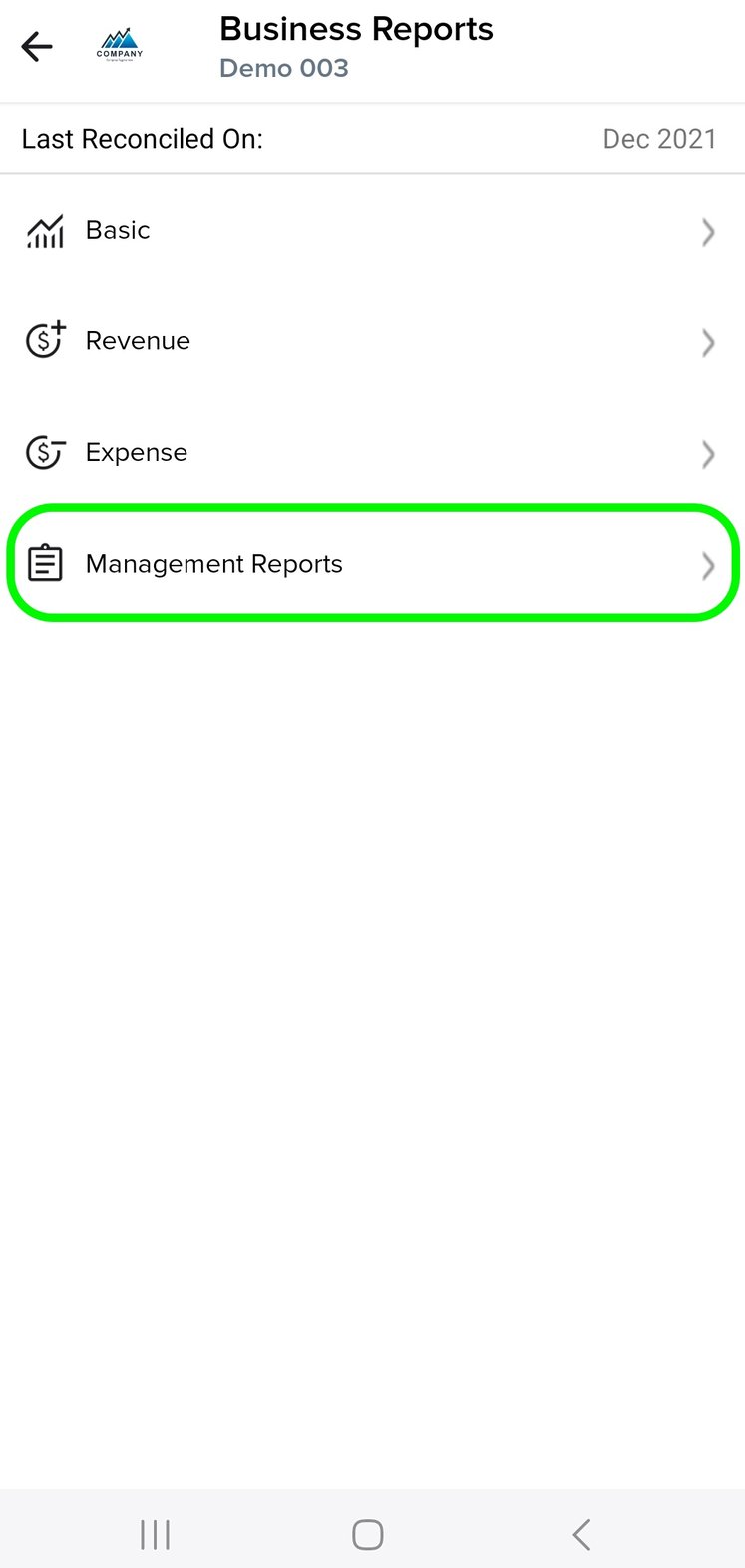 How to Access and View Business Reports on Android Mobile