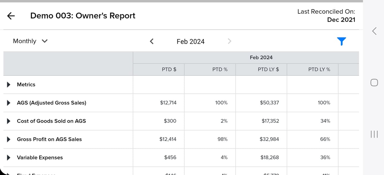 How to Access and View Business Reports on Android Mobile